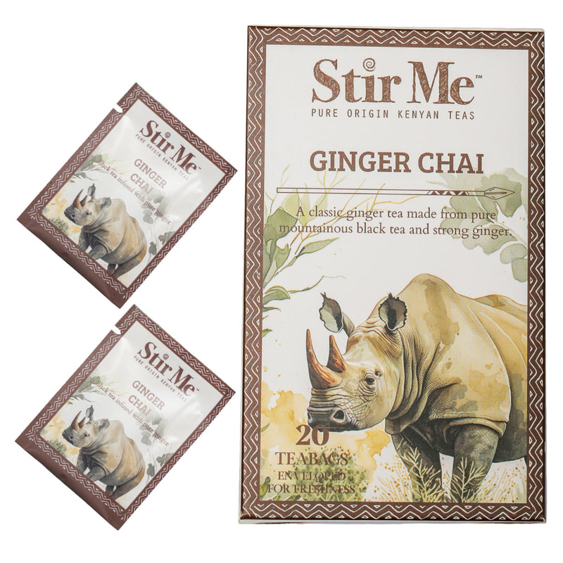 Stir Me Ginger Chai Teabags (20 teabags)
